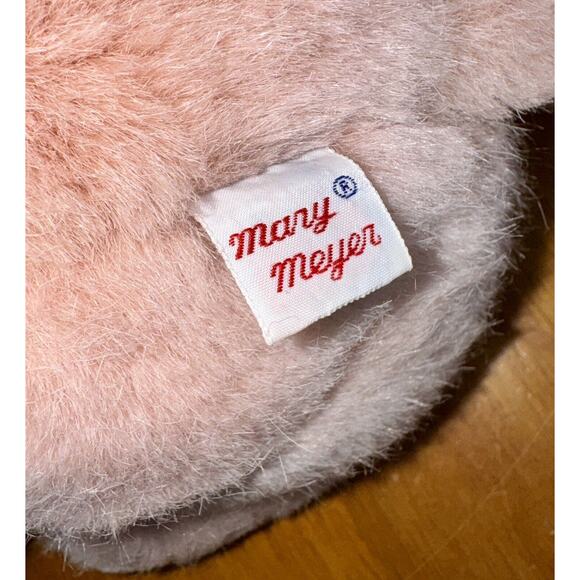 Mary Meyer 9” Pig Piglet Plush Pink Stuffed Farm Animal Suede Ears and Nose - Picture 2 of 8